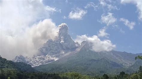 A Volcano Has Erupted On The Densely Populated Island Of Java Mount