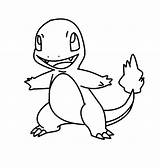 Coloring Charmander Pages Kids Popular sketch template