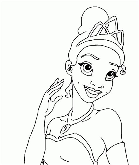 disney princess tiana coloring pages coloring home