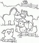 Coloring Farmer Pages Printable Kids Popular sketch template