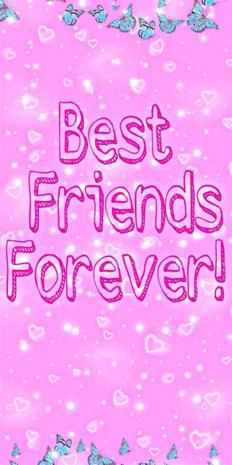 Download Girly Bff Best Friends Forever Hearts Wallpaper