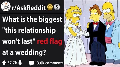 Biggest Red Flag Ever Seen At A Wedding R Askreddit Youtube