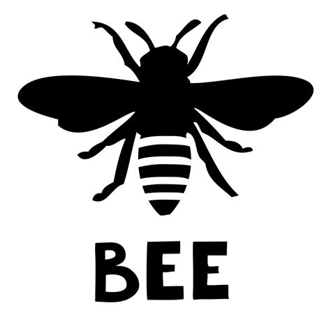 honey bee silhouette  getdrawings