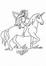 Ausmalbilder Einhorn Unicorn Unicorno Unicorni Fata Colorir Fatina Unicornio Desenhos Fairies Kleurplaat Eenhoorn Elf Barbie Ausmalbild Princess Blogmamma Malvorlagen Malvorlage sketch template