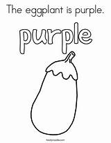 Coloring Purple Eggplant Pages Preschool Printable Things Noodle Twisty Print Favorites Login Add Twistynoodle Popular sketch template