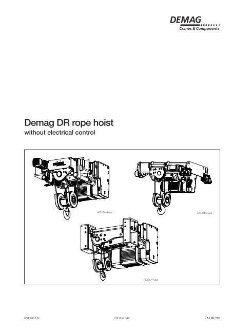 demag chain hoist wiring diagram wiring diagram