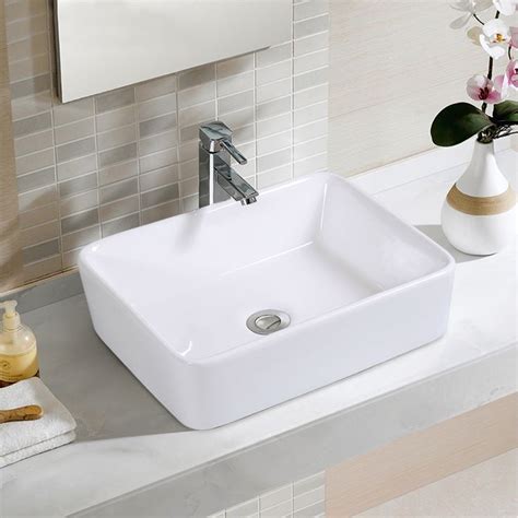bathroom rectangle ceramic vessel sink vessel sink vanity vanity sink sink