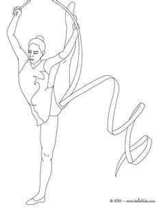 gymnastics coloring pages  girls  sports coloring pages coloring