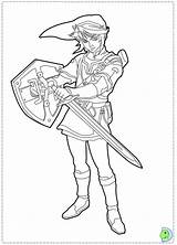 Coloring Pages Zelda Legend Library Breath Wild sketch template
