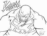 Venom Coloring Pages sketch template