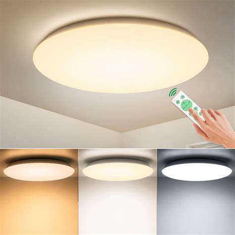 led deckenleuchte sternenhimmel deckenlampe dimmbar wohnzimmer mit fernbedienung ebay