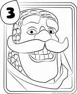Clash Royale Coloring Pages Knight Color Getdrawings Getcolorings Coloringpages101 sketch template