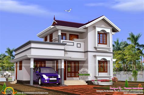 budget double storied house  estimate kerala home design  floor plans  dream houses