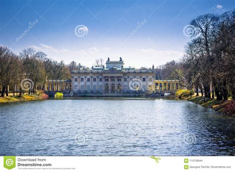 Lazienki Park And Royal Palace In Warsaw Poland