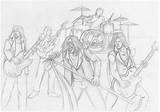 Aerosmith Downloads sketch template