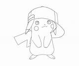 Pikachu Coloring Pages Hat Cute Pokemon Printable Drawing Eevee Silhouette Santa Sheets Zombie Baby Getcolorings Getdrawings Coloringhome Popular Color Template sketch template