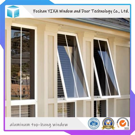 popular product double glazing thermal break aluminum top hung awning window china