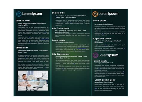 brochure templates word  template lab
