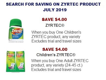 zyrtec coupons coupon network