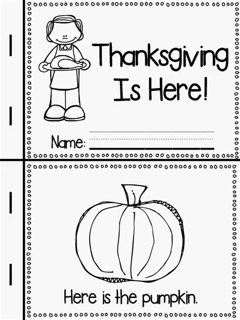 printable thanksgiving story  preschoolers printable templates