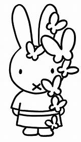 Miffy Coloring Pages Fashion Getcolorings Color Printable Drawing Visit sketch template
