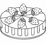 Coloring Pages Cake Simple Children Strawberry Kids Color Bryan Print Colering Cakes Luke Food Printable Coloringkidz Colouring Books Easy Cool sketch template