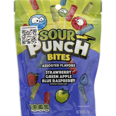 Sour Punch Bites Assorted Flavors 9 Oz Instacart