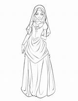 Princess Hijab Search Looking sketch template
