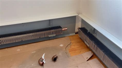 Installing Hot Water Baseboards Youtube