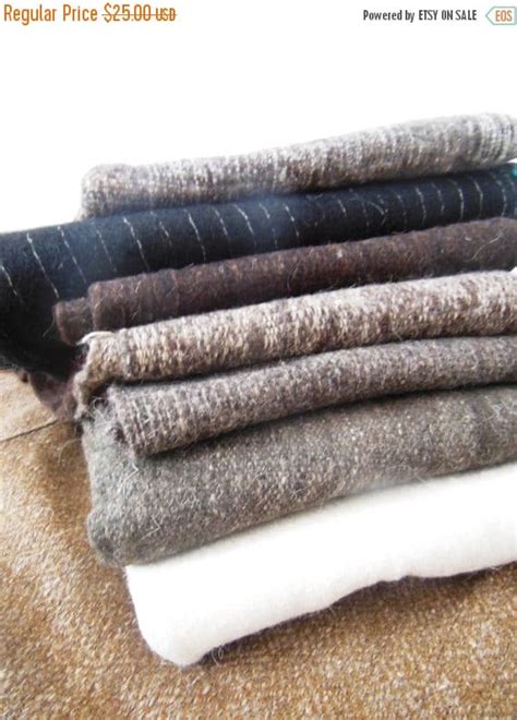 thick wool cloth fabric handwoven  primitivetribalcraft