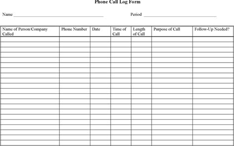 phone call log form  kb  pages