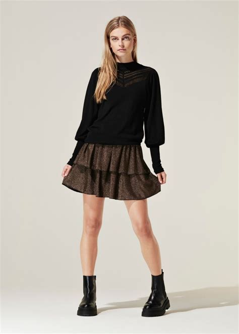 golden layer skirt costes fashion   mode stijl gelaagde rok rok