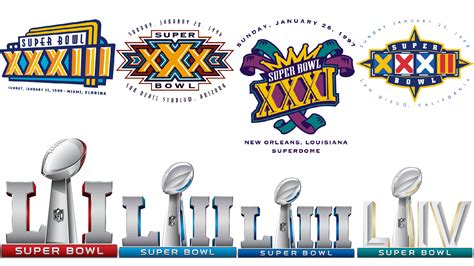 detail super bowl  logo png koleksi nomer