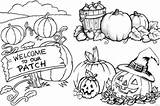 Pumpkin Patch Coloring Pages Printable Clipart Pumpkins Color Print Variety Getcolorings Clipground sketch template
