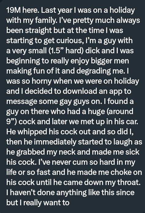 pervconfession on twitter he loves getting humiliated and sucking a guy