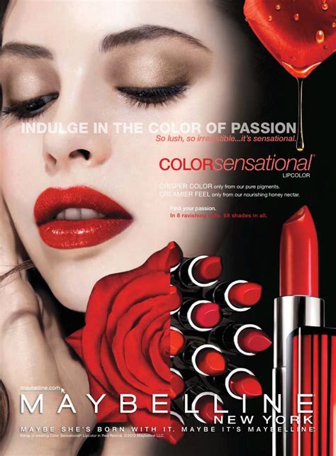 maybelline cosmetic advertising makeup ads ads lipstick maybelline cosmetics