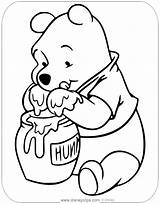 Pooh Disneyclips Pot Funstuff sketch template