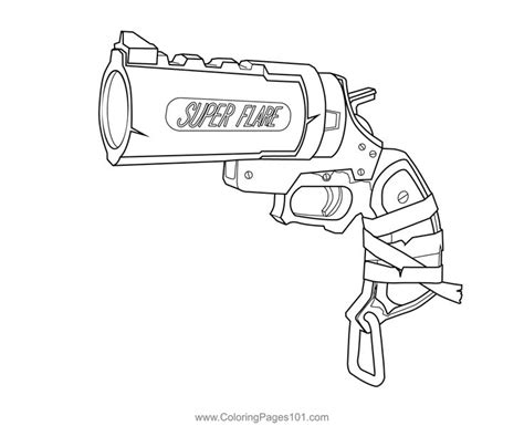 fortnite weapons printable coloring pages