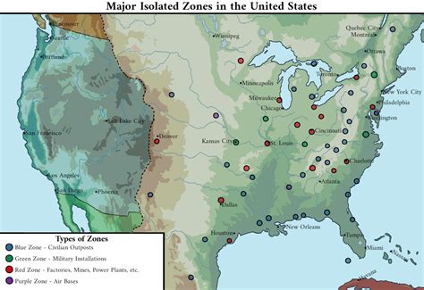 major isolated zones   united states rimaginarymaps