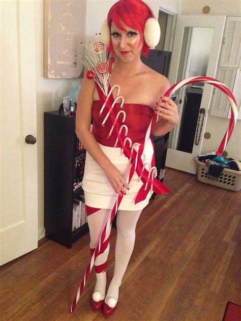 Candy Cane Halloween Costume Candy Cane Costume Xmas Costumes Tacky