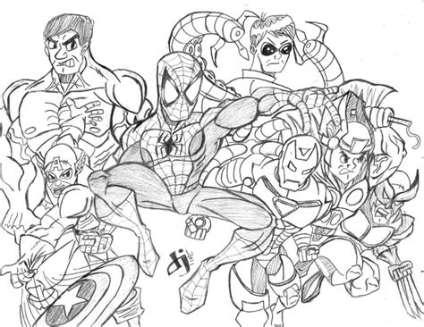 avengers coloring pages  printable