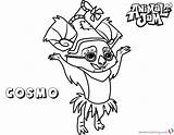 Coloring Pages Jam Cosmo Animal Printable Adults Kids sketch template