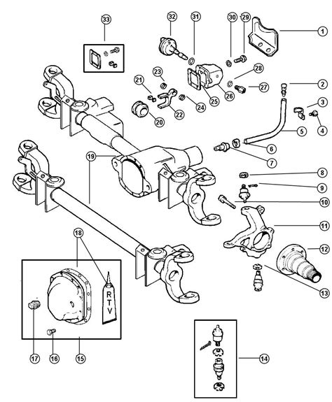 dodge dana  front axle parts diagram fashionasl