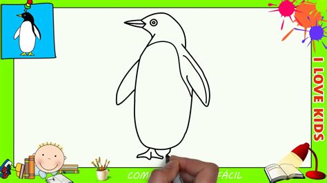 Como Desenhar Um Pinguim Facil Passo A Passo Para Crianças