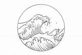 Drawing Wave Ocean Waves Line Tumblr Drawings Ripple Water Tattoo Dessin Getdrawings Twitter Big Japanese Minimaliste Embroidery Depuis Enregistrée Elephant sketch template