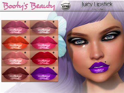 Second Life Marketplace Bootys Beauty Catwa Lipstick ~ Juicy
