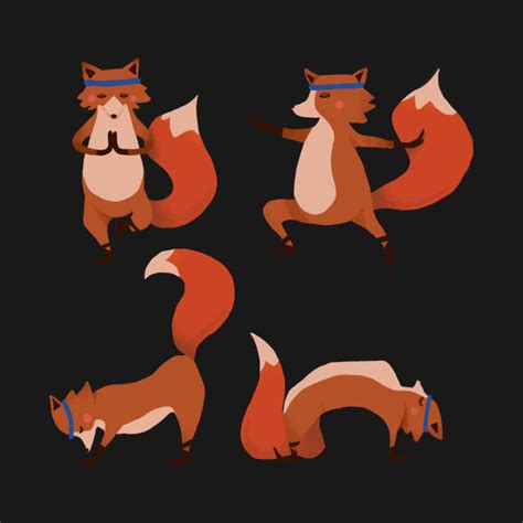 fox yoga fox yoga  shirt teepublic