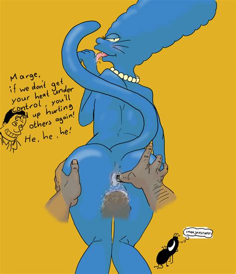 marge simpson love anal fingering