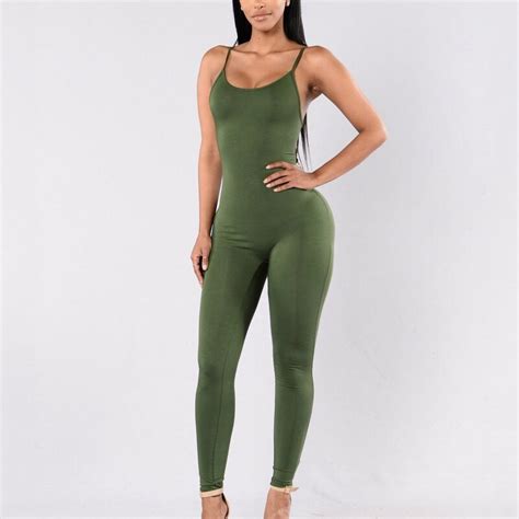 Hot Solid Romper Playsuit Sexy Sleeveless Jumpsuits Women Rompers One