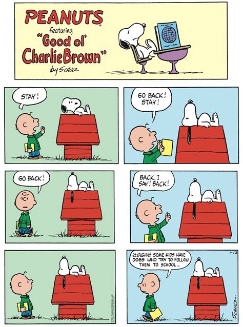 peanuts comic strip